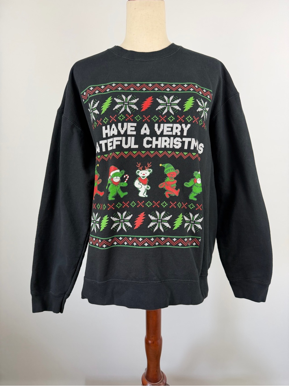 Grateful Dead Christmas Sweatshirt - 'Have a Very Grateful Christmas'